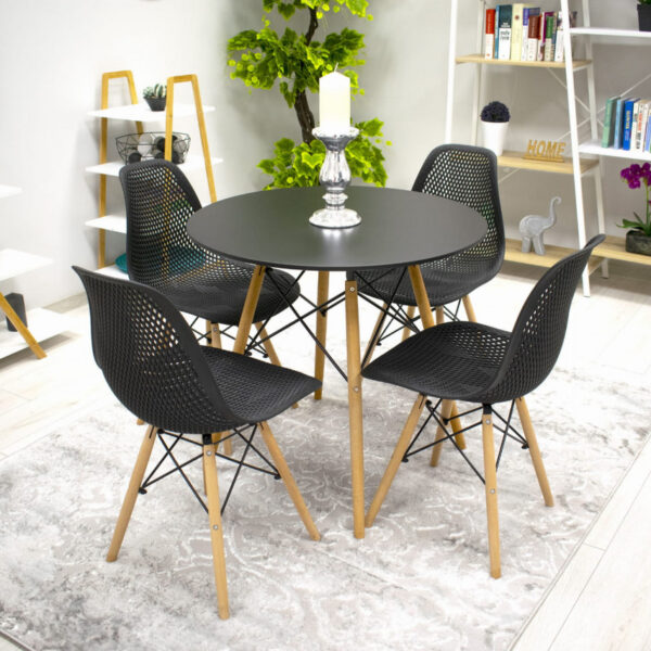 VERONA SET 4 STOLICE BLACK